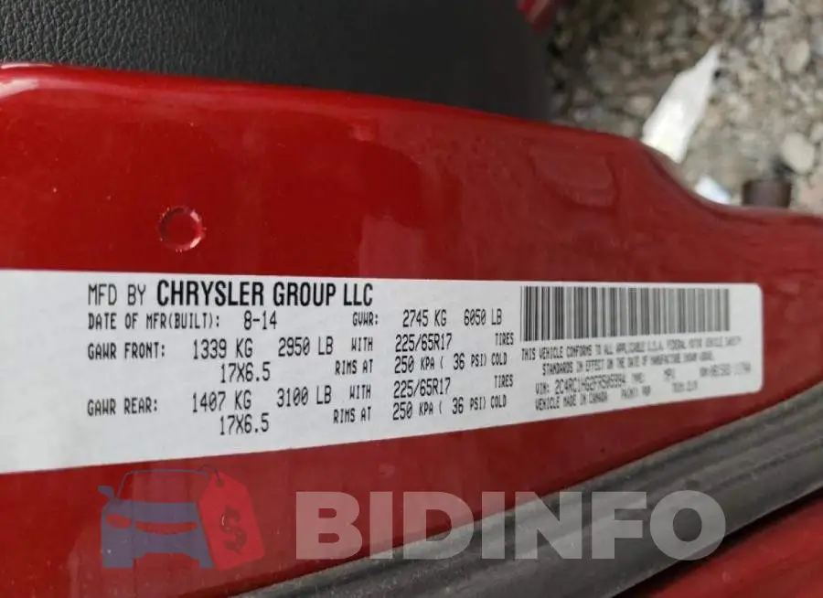 2C4RC1HG2FR505994 Photo# 10