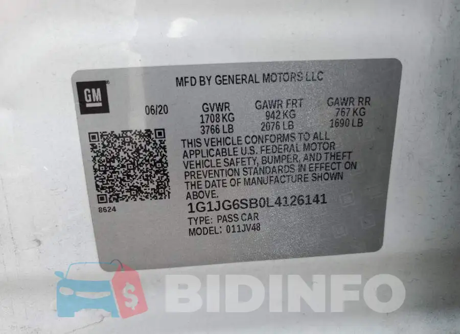 1G1JG6SB0L4126141 Photo# 10