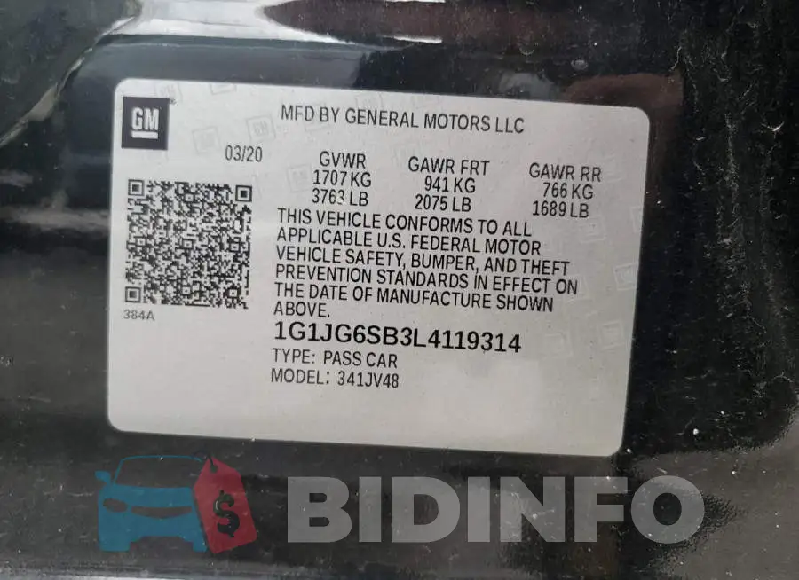 1G1JG6SB3L4119314 Photo# 12