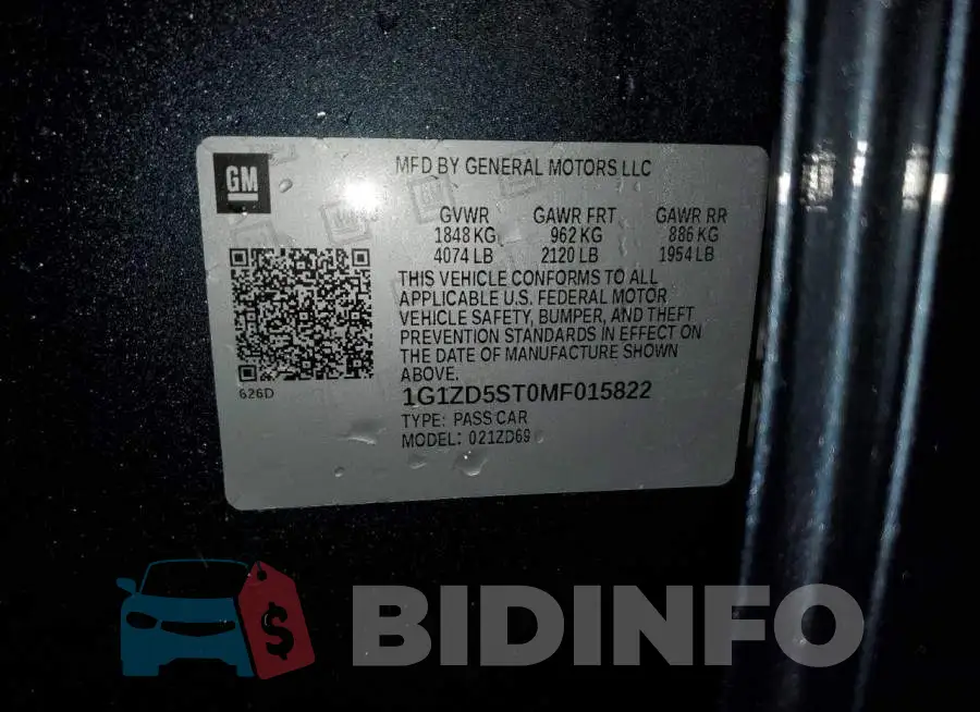 1G1ZD5ST0MF015822 Photo# 12