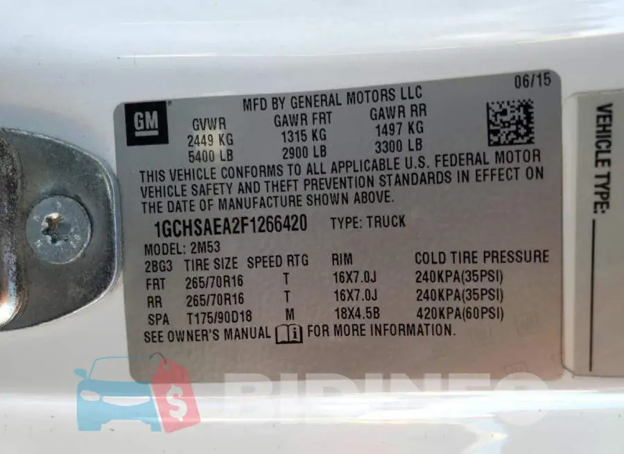 1GCHSAEA2F1266420 Photo# 12