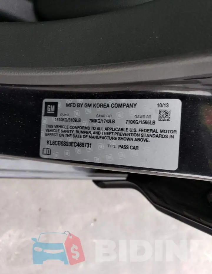 KL8CB6S93EC468731 Photo# 12