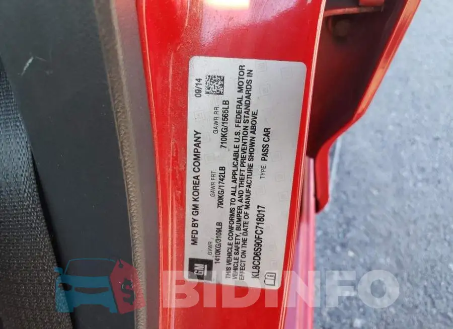 KL8CD6S90FC718017 Photo# 12