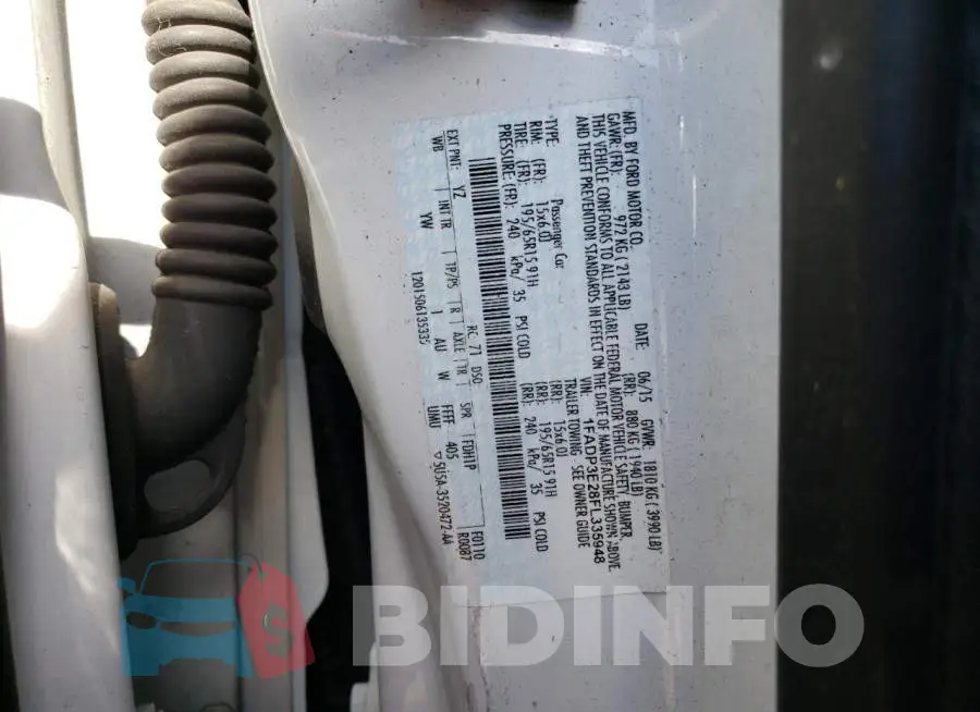 1FADP3E28FL335948 Photo# 12