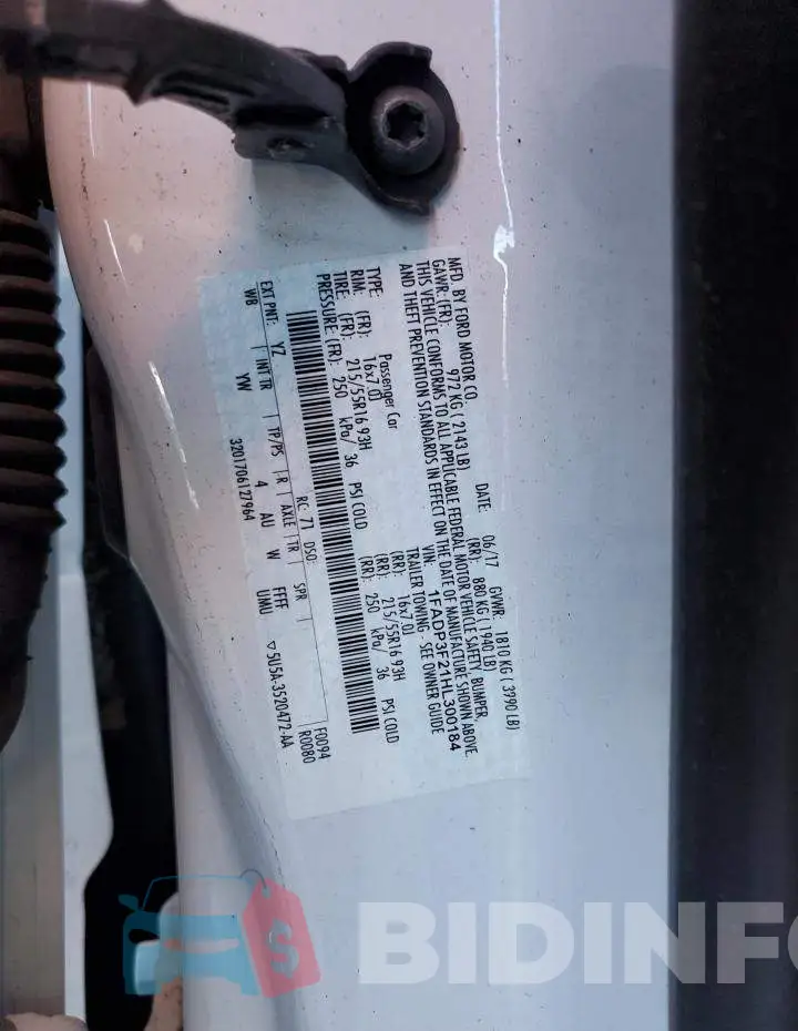 1FADP3F21HL300184 Photo# 12