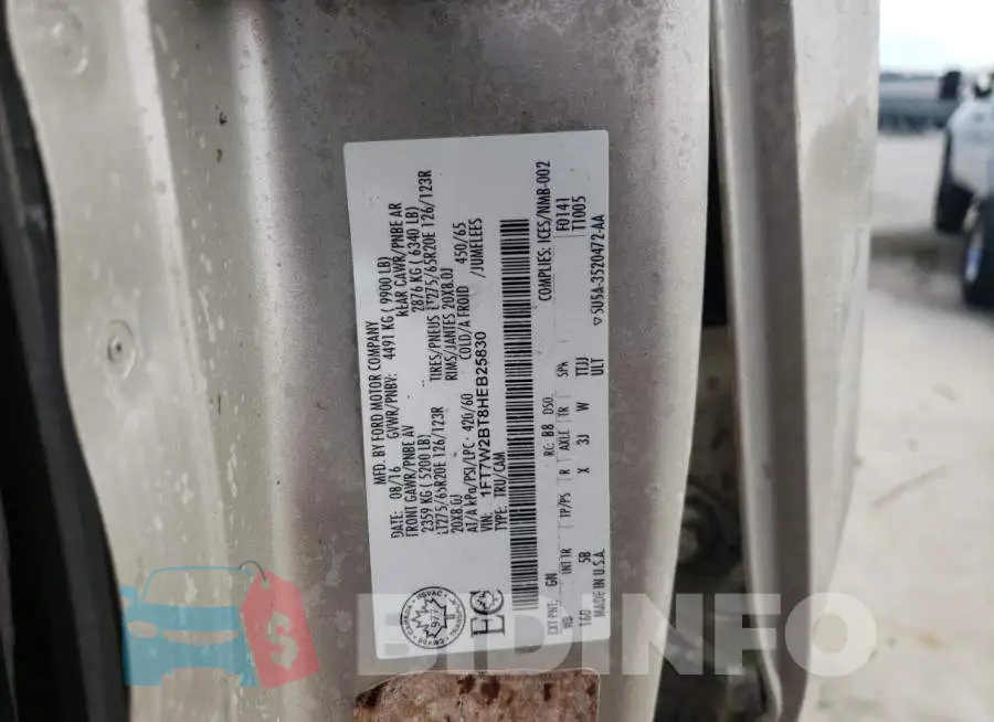 1FT7W2BT8HEB25830 Photo# 10