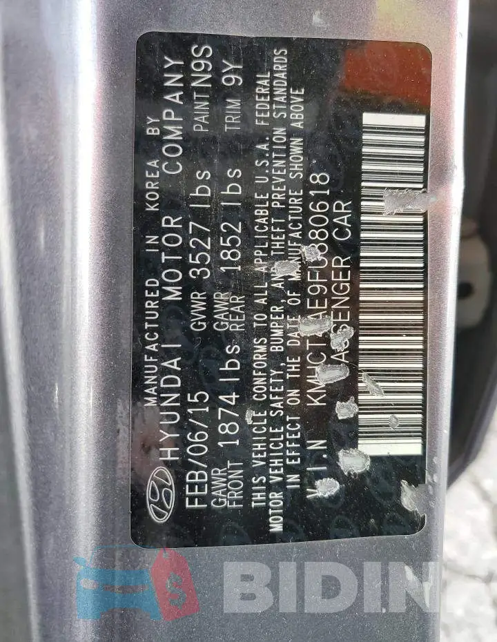 KMHCT4AE9FU880618 Photo# 12