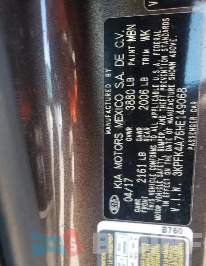 3KPFK4A76HE149068 Photo# 10