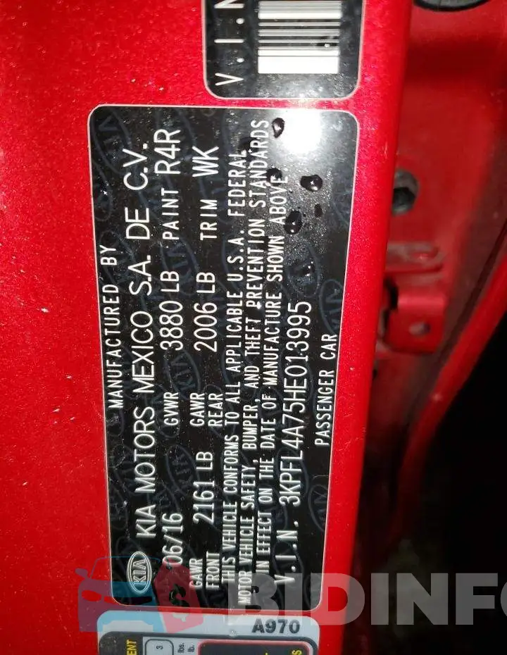 3KPFL4A75HE013995 Photo# 12