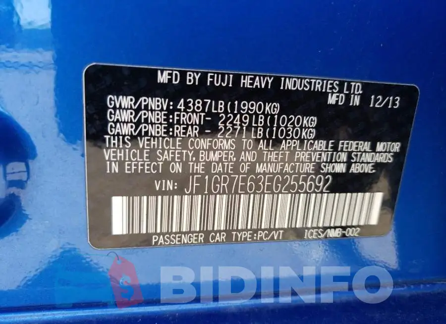 JF1GR7E63EG255692 Photo# 12