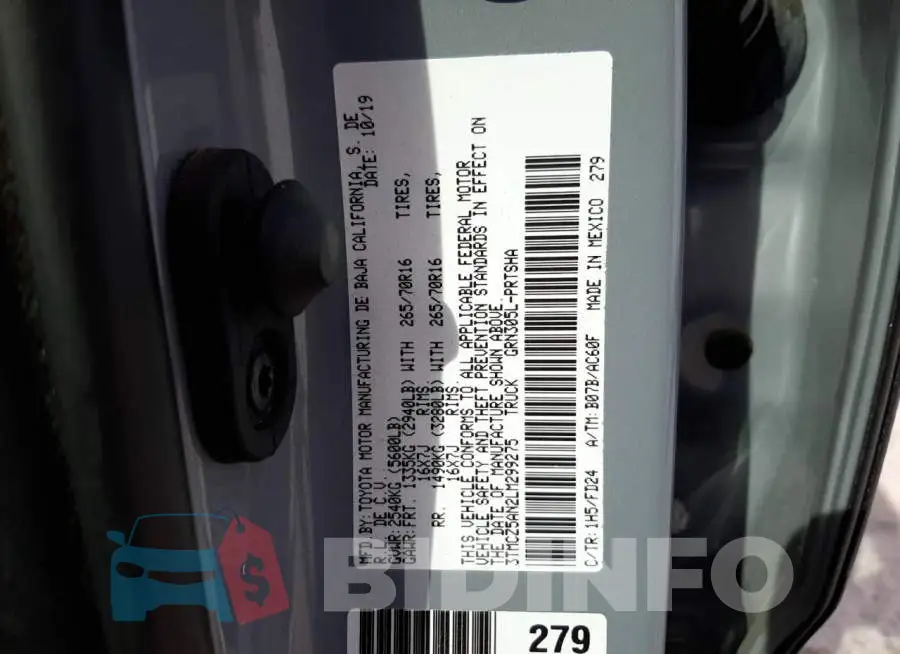 3TMCZ5AN2LM299275 Photo# 12