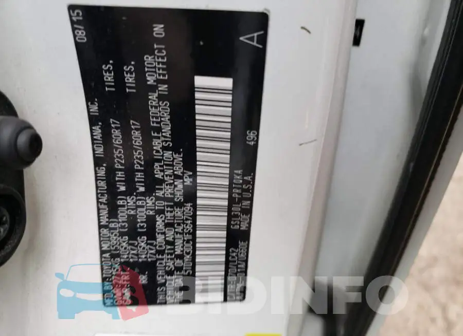 5TDYK3DC1FS647094 Photo# 12