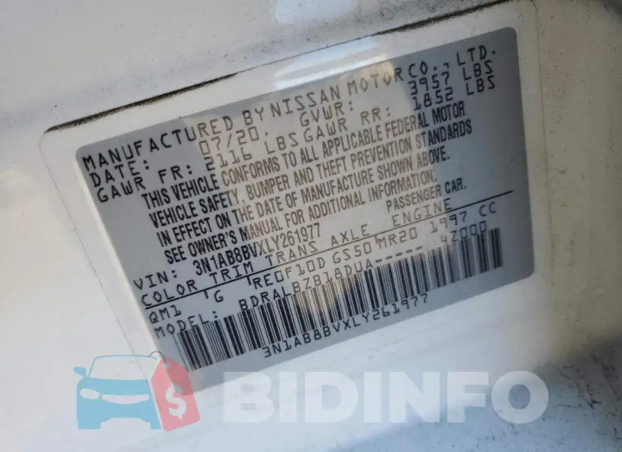 3N1AB8BVXLY261977 Photo# 12