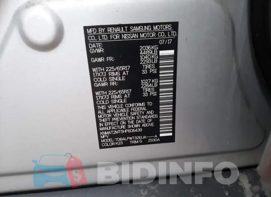 KNMAT2MT5HP606439 Photo# 14