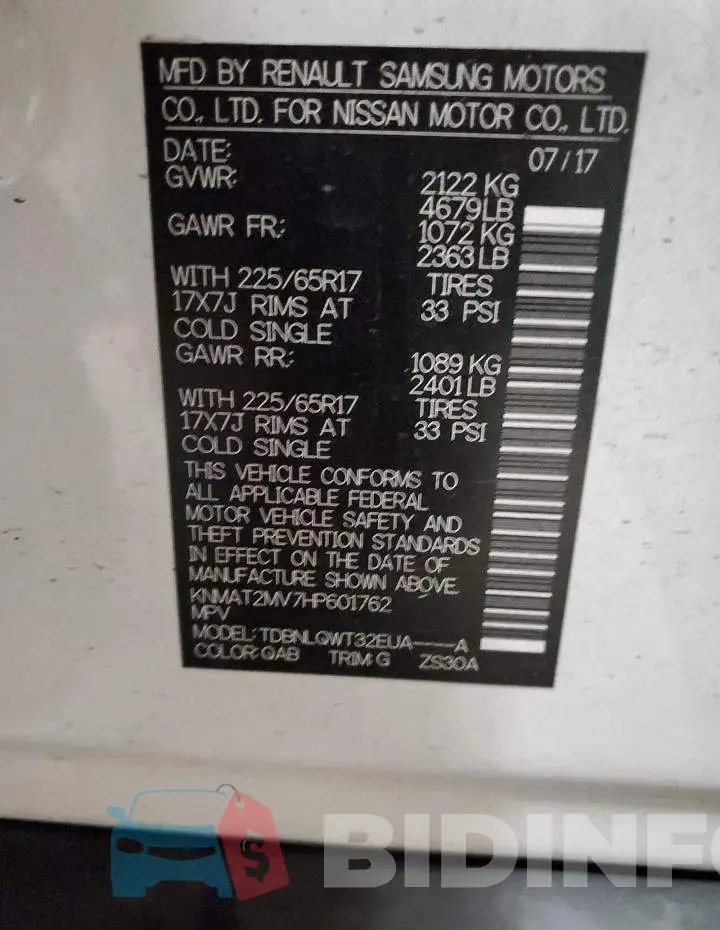 KNMAT2MV7HP601762 Photo# 12