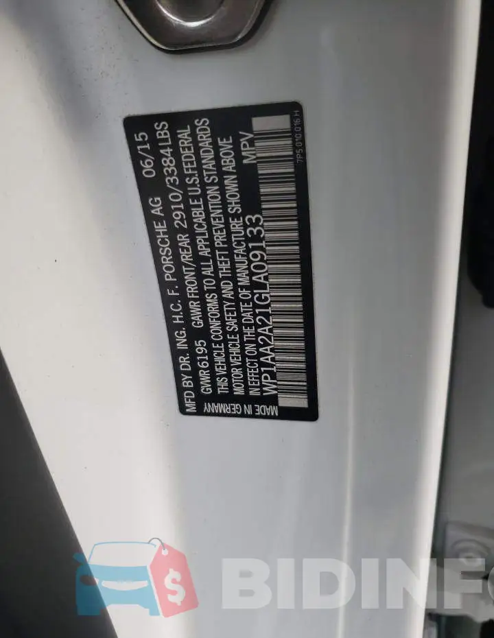 WP1AA2A21GLA09133 Photo# 10