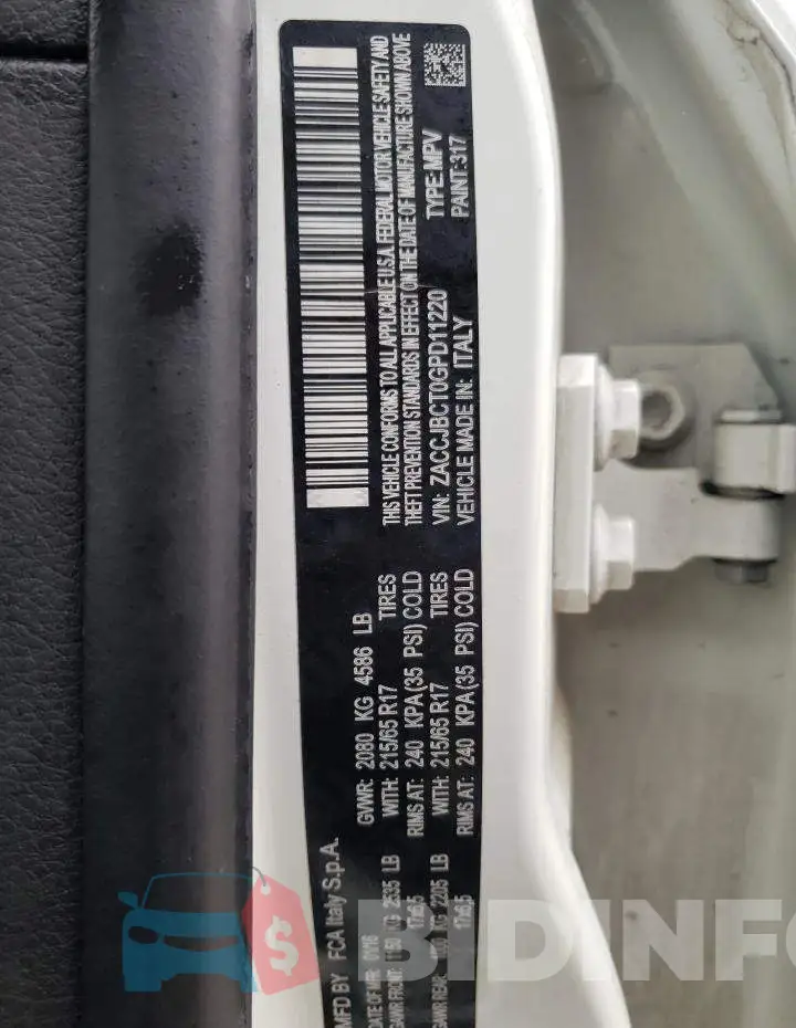 ZACCJBCT0GPD11220 Photo# 14