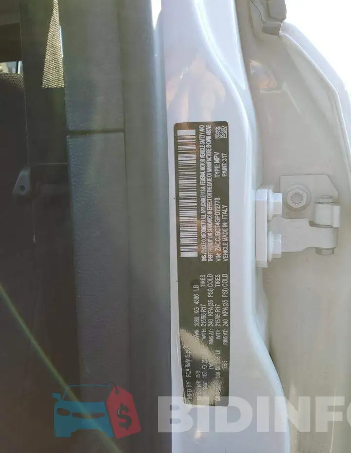 ZACCJBCT4GPD72778 Photo# 13
