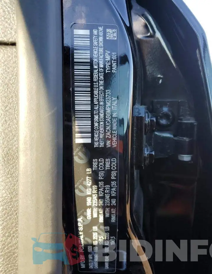 ZACNJCAB6MPM23733 Photo# 10