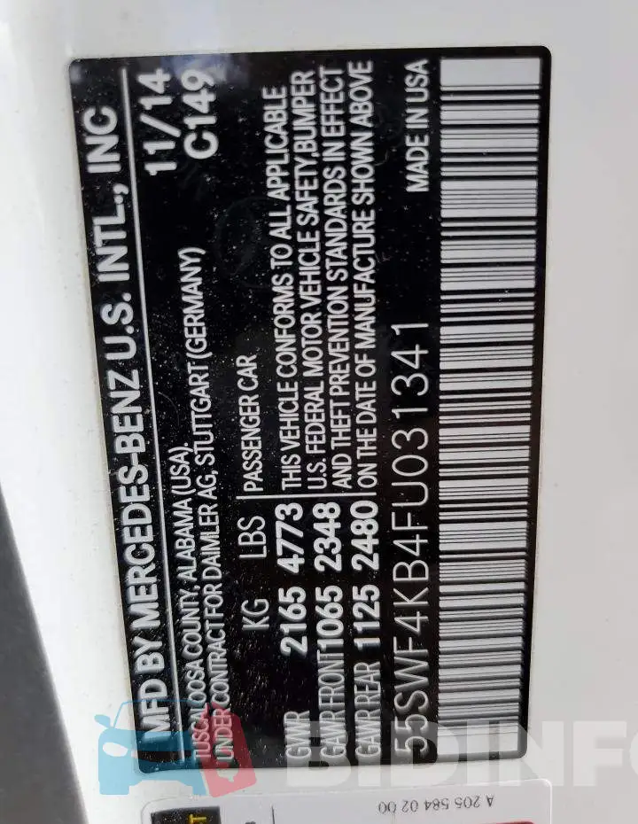 55SWF4KB4FU031341 Photo# 10