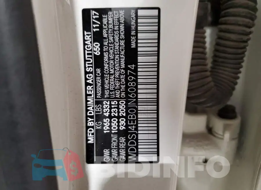 WDDSJ4EB0JN608974 Photo# 12