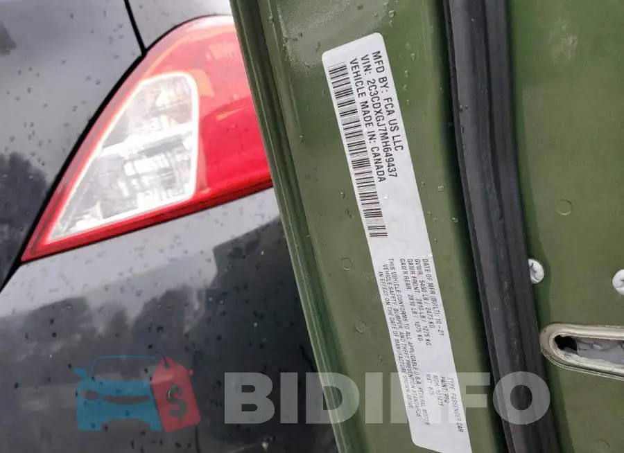 2C3CDXGJ7MH649437 Photo# 12