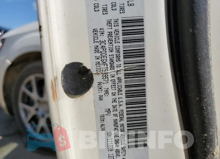 3C4PDDEGXFT589571 Photo# 10