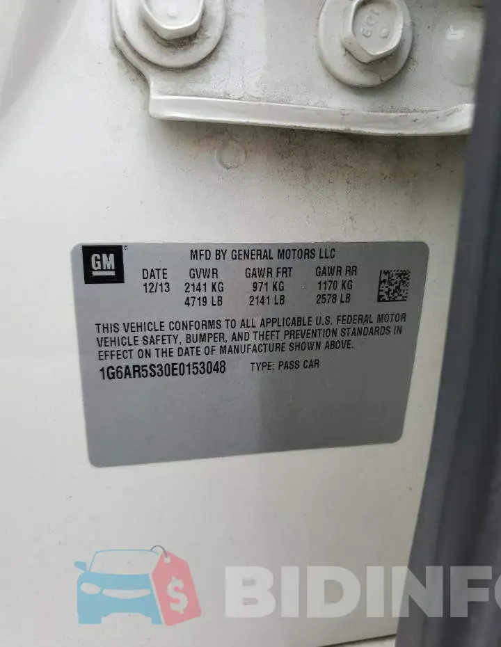 1G6AR5S30E0153048 Photo# 10
