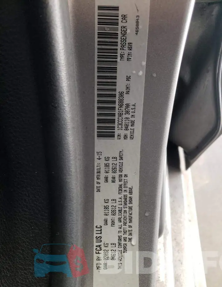 1C3CCCAB1FN688306 Photo# 12