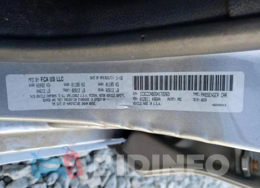 1C3CCCAB2GN172263 Photo# 10