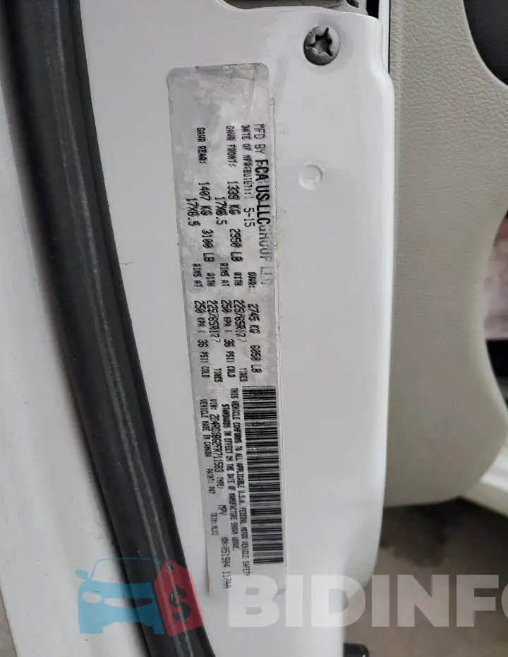 2C4RC1BG2FR711583 Photo# 13