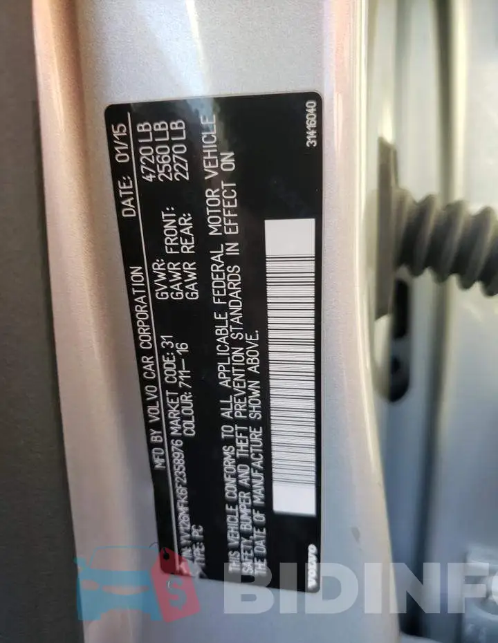 YV126MFK6F2358976 Photo# 12