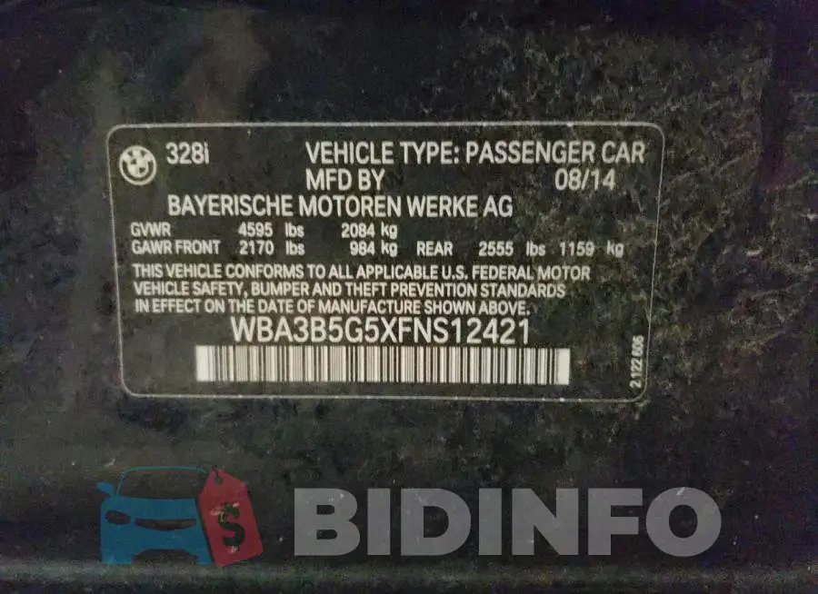 WBA3B5G5XFNS12421 Photo# 10