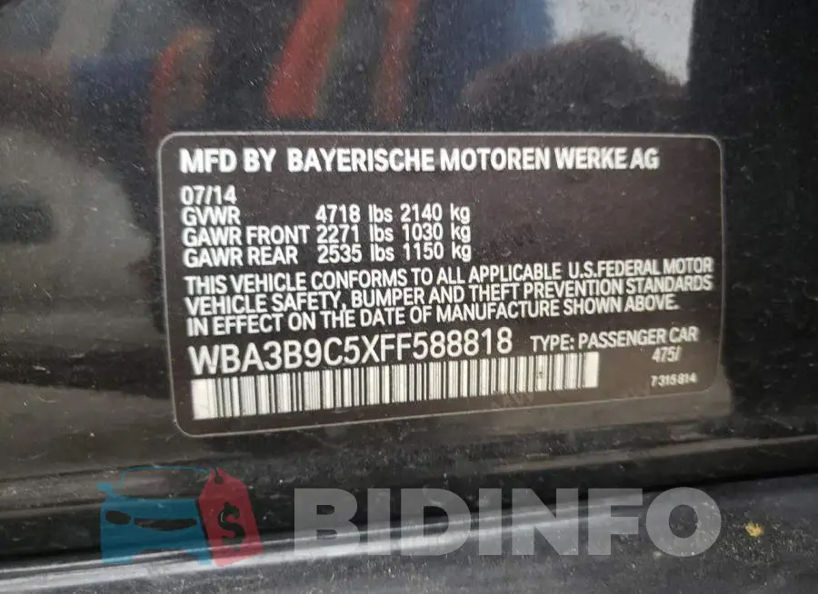 WBA3B9C5XFF588818 Photo# 12
