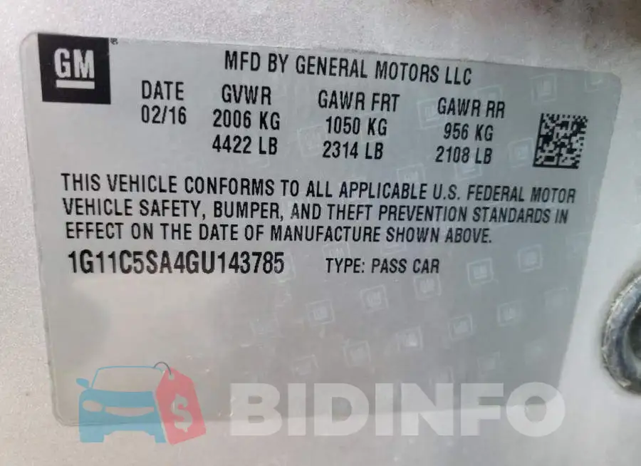 1G11C5SA4GU143785 Photo# 10