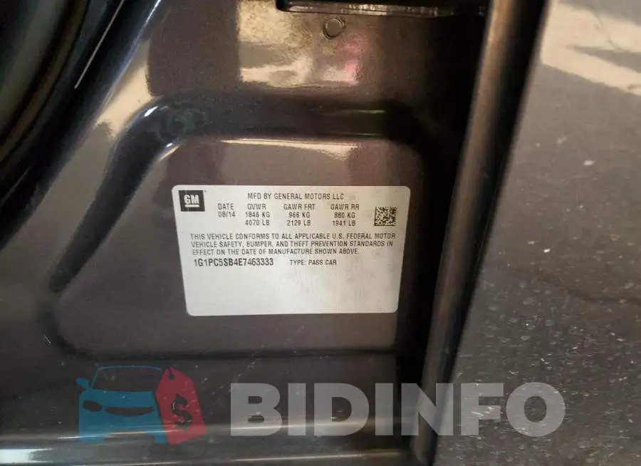 1G1PC5SB4E7463333 Photo# 13