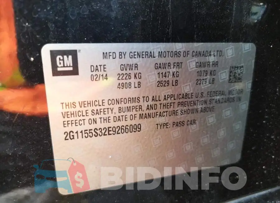 2G1155S32E9266099 Photo# 10