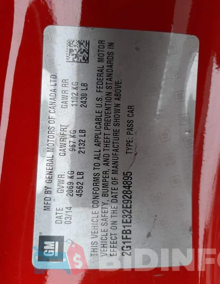 2G1FB1E32E9284895 Photo# 13