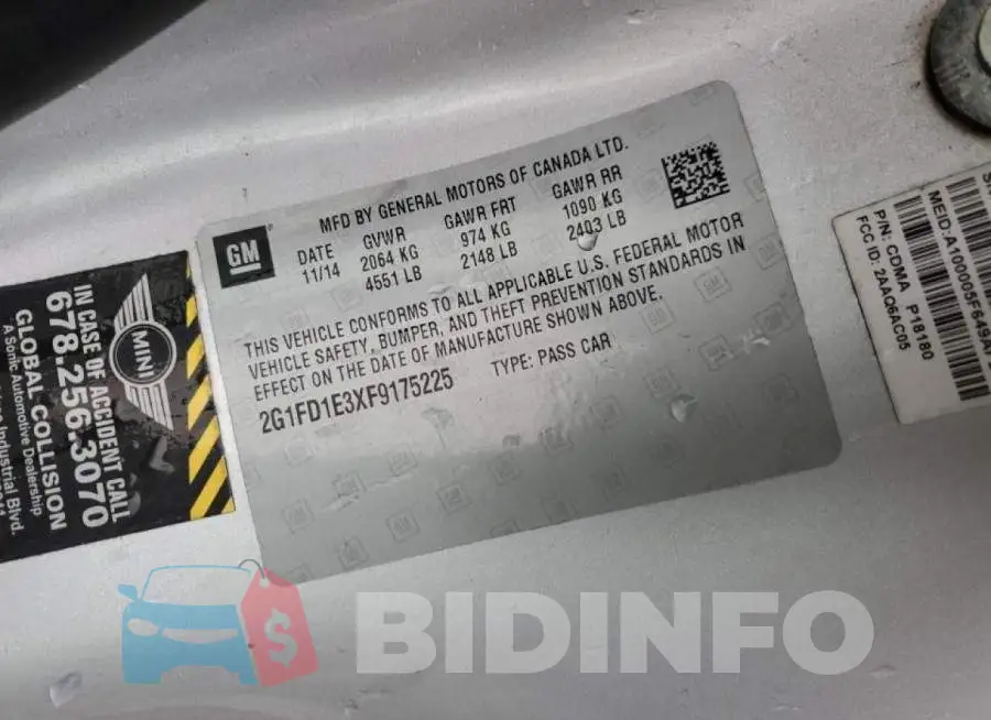 2G1FD1E3XF9175225 Photo# 12