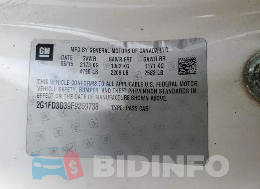 2G1FD3D39F9269738 Photo# 12