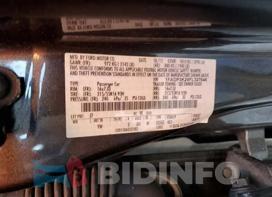 1FADP3K29FL327846 Photo# 10