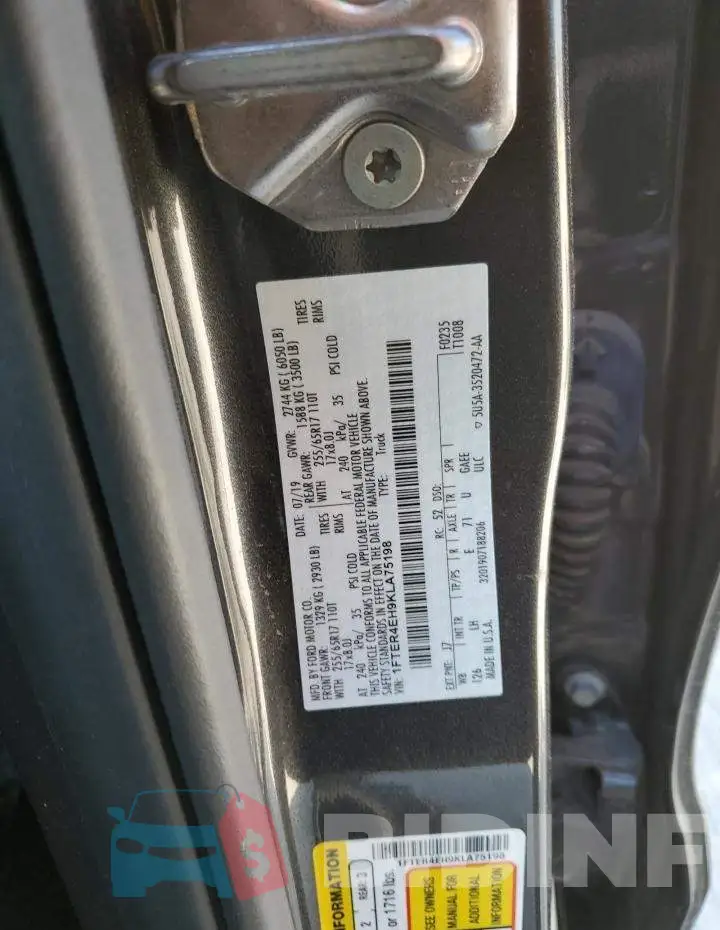 1FTER4EH9KLA75198 Photo# 10