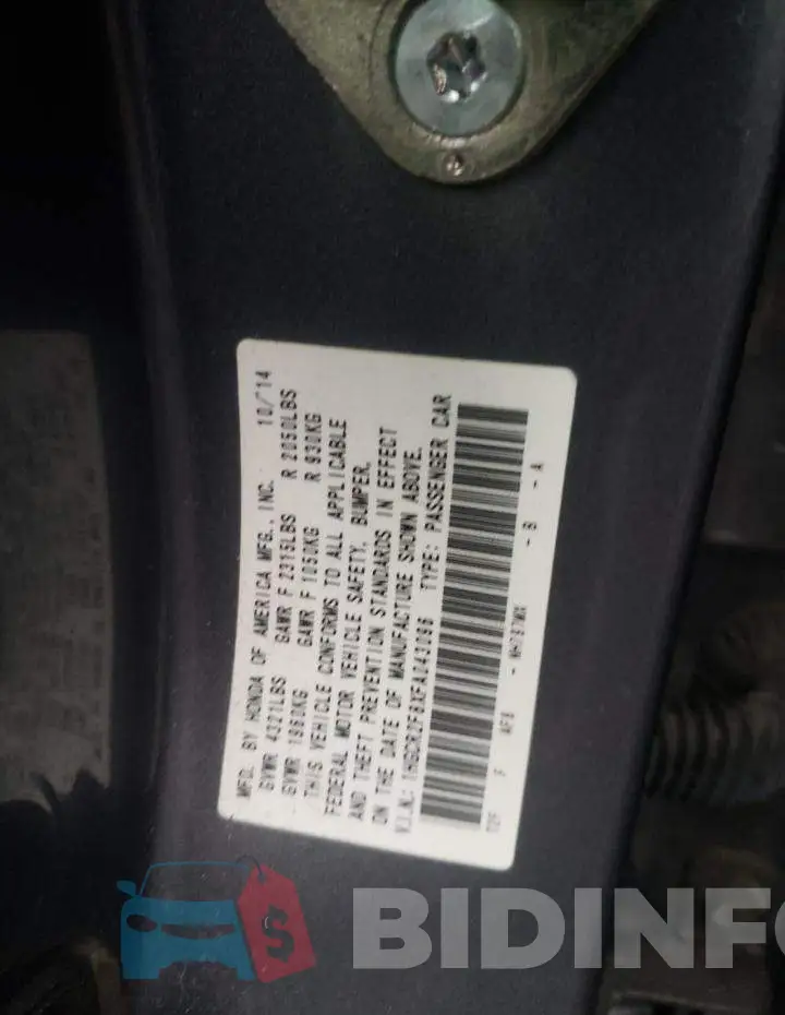 1HGCR2F8XFA043096 Photo# 12