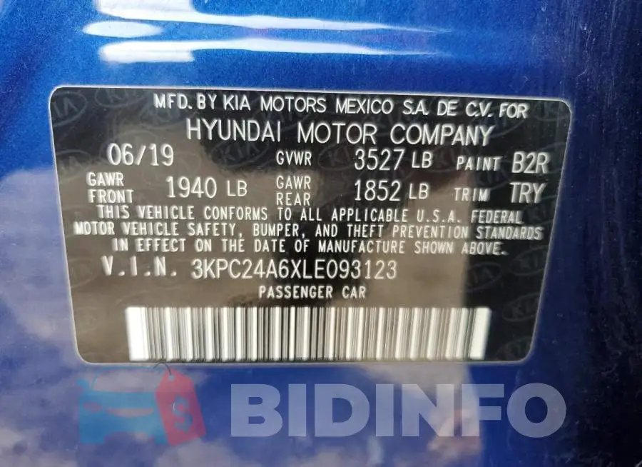 3KPC24A6XLE093123 Photo# 12