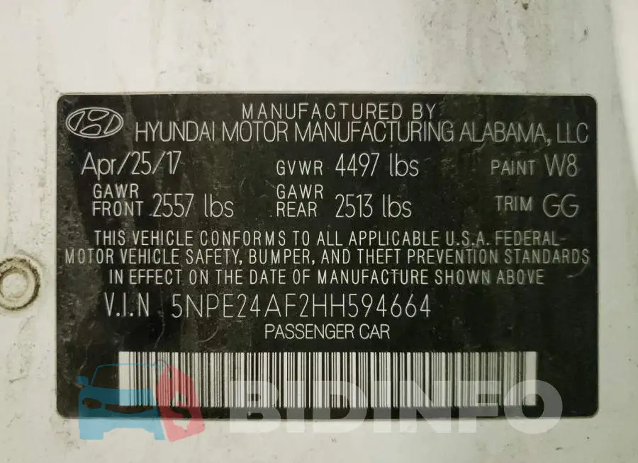 5NPE24AF2HH594664 Photo# 10