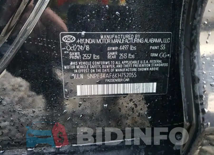 5NPE34AF6KH752055 Photo# 12
