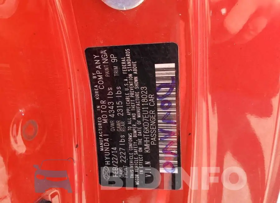 KMHHT6KD7EU118023 Photo# 12