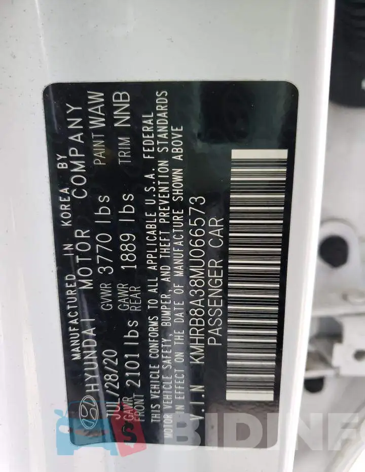 KMHRB8A38MU066573 Photo# 12