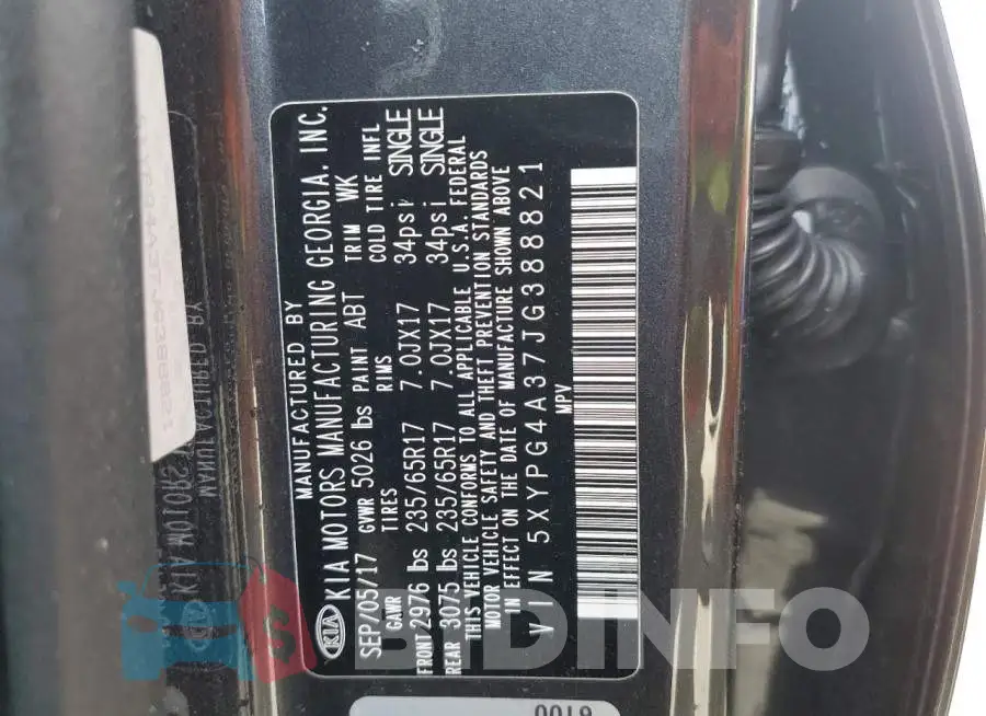 5XYPG4A37JG388821 Photo# 10