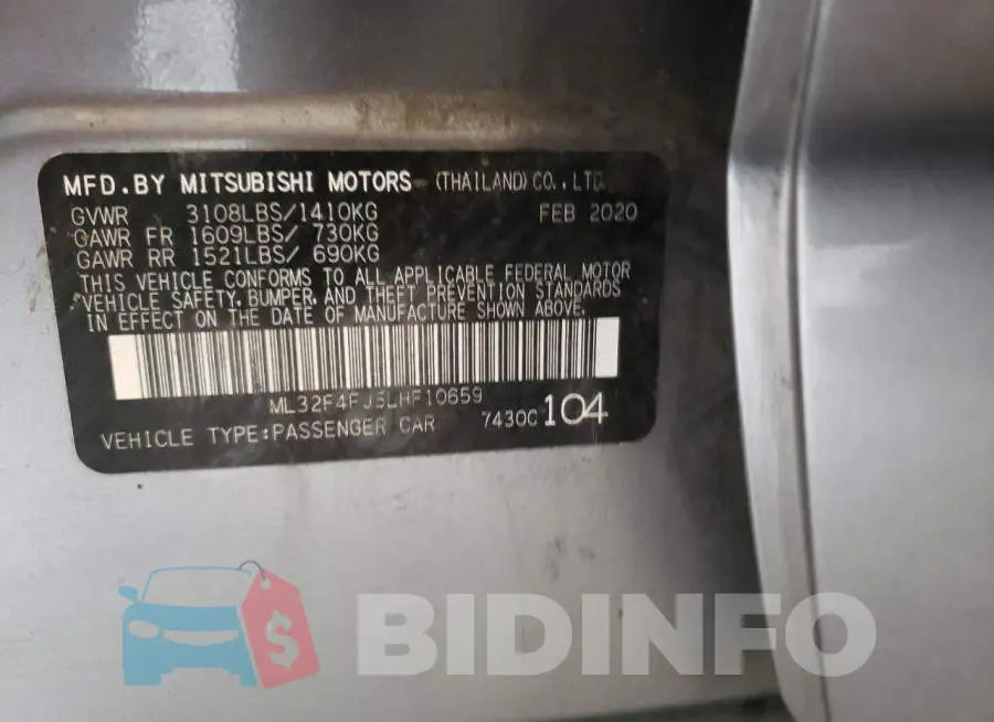 ML32F4FJ5LHF10659 Photo# 12